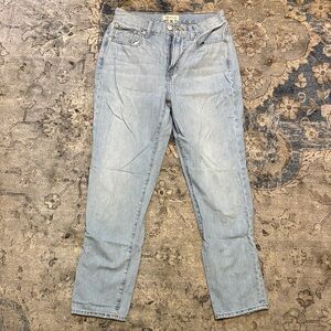 Madewell Light Blue Straight Leg Jeans